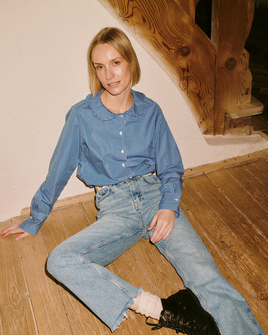 Theresia Blouse in blue