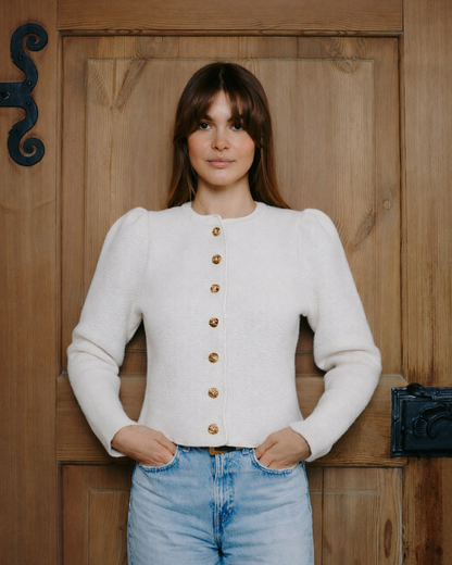 Margarita Knit Janker in Ivory