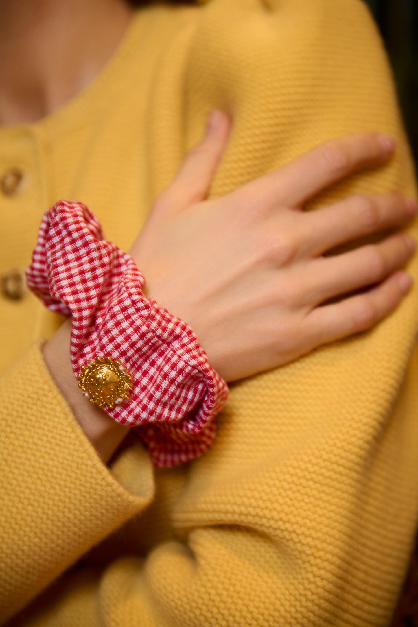 Appenzella Scrunchie Sun/vichy